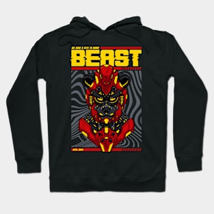 cyber bear Hoodie